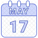 May Calendar Date Icon