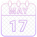 May Calendar Date Icon