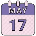 May Calendar Date Icon