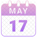 May Calendar Date Icon