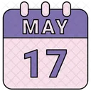 May Calendar Date Icon