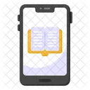 Libro Movil Folleto Movil Libro En Linea Icono