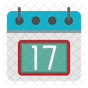 17 Datum Kalender Symbol