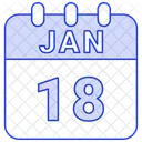 18 de enero  Icono