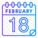 18 de febrero  Icono