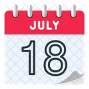 18 de julho  Ícone