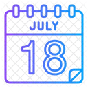 18 de julho  Ícone