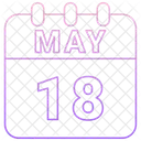 May Calendar Date Icon