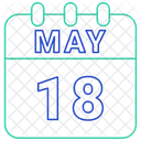 May Calendar Date Icon