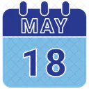 May Calendar Date Icon