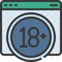 18 Plus Website  Icon