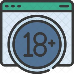 18 Plus Website  Icon