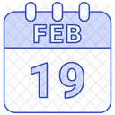 19 de febrero  Icono