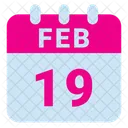 19 de febrero  Icono