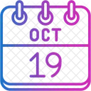 19 de octubre  Icono