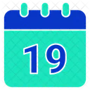 Day Date Calendar Icon