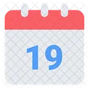 Day Date Calendar Icon