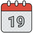 Day Date Calendar Icon