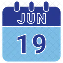 June Date Calendar Icon