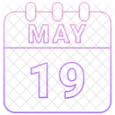 May Calendar Date Icon