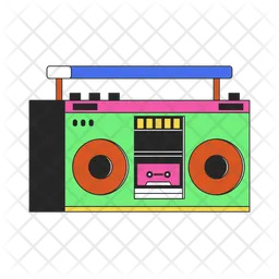 1980s cassette boombox  Icon