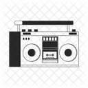 1980s cassette boombox  Icon