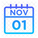 1º de novembro  Ícone