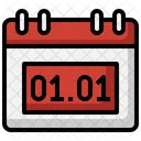 Calendar Time January Icon