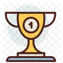 1st Number Trophy Trophy Champion Icon