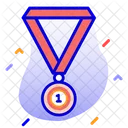 1st Position Medal Place Icon