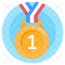 Honor 1st Position Medal Reward Icon