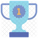 1st Rank Trophy Trophy Cup Icon