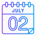 2 de julho  Ícone