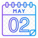 2 de mayo  Icono