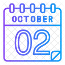 2 de octubre  Icono
