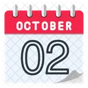 2 de octubre  Icono