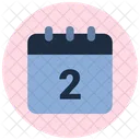 Day 2 Date Icon