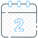 Day 2 Date Icon