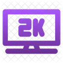 2 K Television  Icon