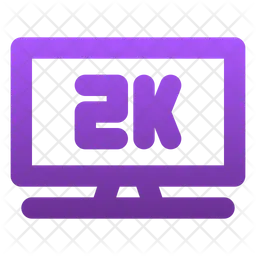 2 K Television  Icon