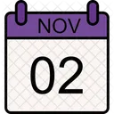 2 November Month November Icono