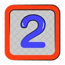 2 Number 2 Number Icon