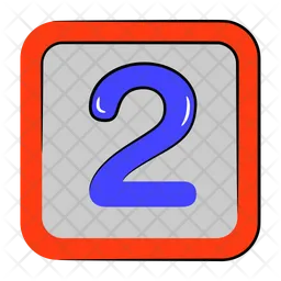 2 Number  Icon