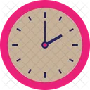 2 Oclock Analog Clock  Icon