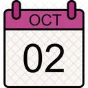 2 October October October Month Icon