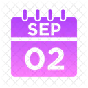 Septiembre Semana Hora Icon