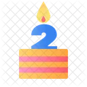 Cake 2 Years Icon