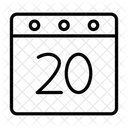 Calendario Data Programacao Ícone