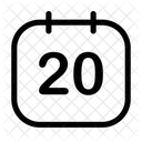 Calendario Data Programacao Ícone