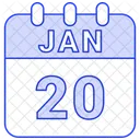 20 de enero  Icono